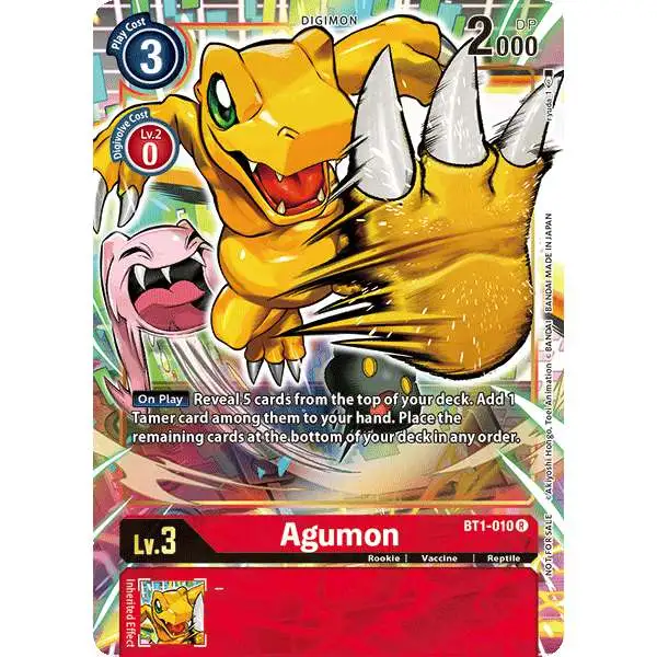 Digimon Trading Card Game Release Special Booster Rare Agumon BT1-010 [Alternative Art]