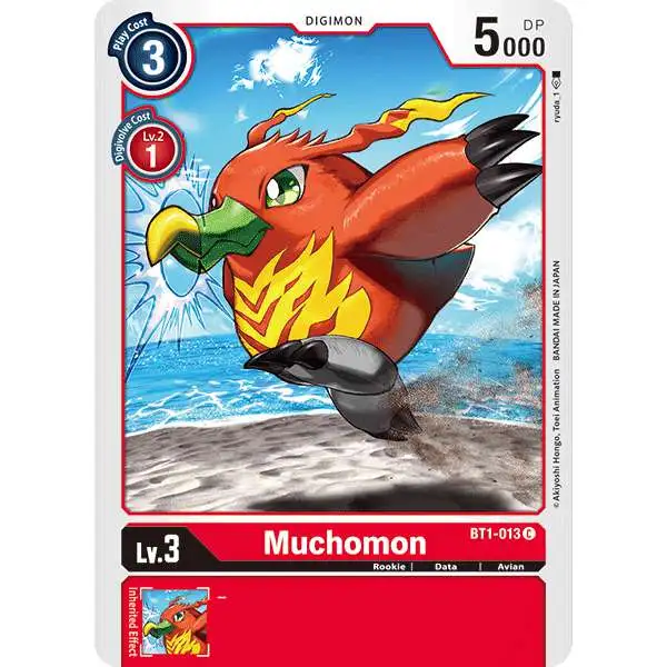 Digimon Trading Card Game 2020 V.1 Common Muchomon BT1-013