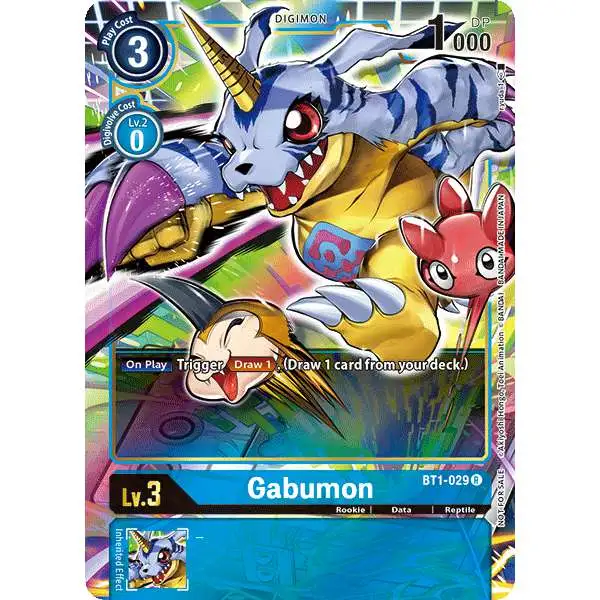 Digimon Trading Card Game Release Special Booster Rare Gabumon BT1-029 [Alternative Art]