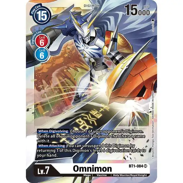 Digimon Card Game Release Special Booster Super Rare Omnimon BT1-084