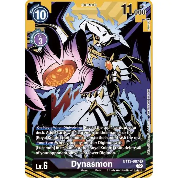 Digimon Trading Card Game Versus Royal Knights Rare Dynasmon BT13-087 [Alternate Art]