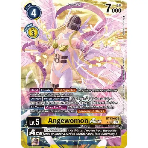 Digimon Exceed Apocalypse Single Card Super Rare Angewomon Ace