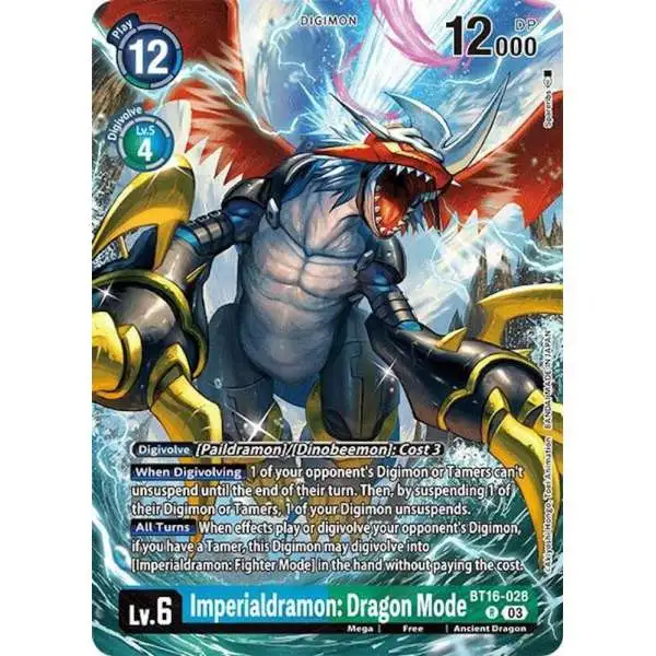Digimon Trading Card Game Special Limited Set Rare Imperialdramon: Dragon Mode BT16-028 [Alternate Art]