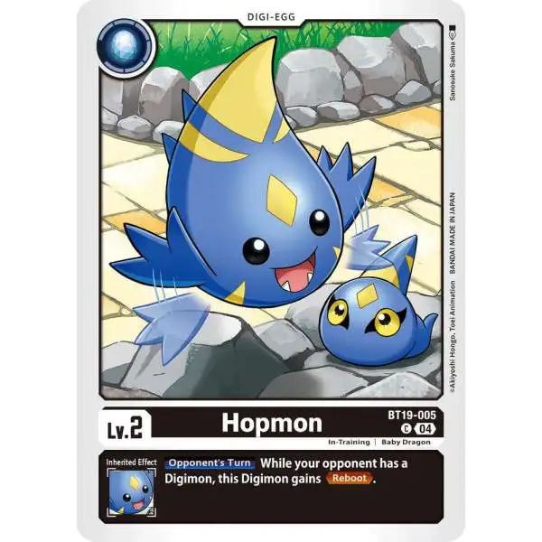 Digimon Trading Card Game Release Special Booster 2.5 Common Hopmon BT19-005