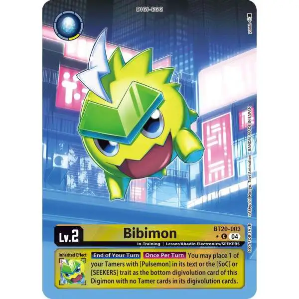 Digimon Trading Card Game Release Special Booster 2.5 Common Bibimon BT20-003 [Promotion Pack]