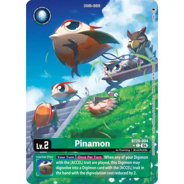 Digimon Trading Card Game Release Special Booster 2.5 Common Pinamon BT20-004 [Promotion Pack]
