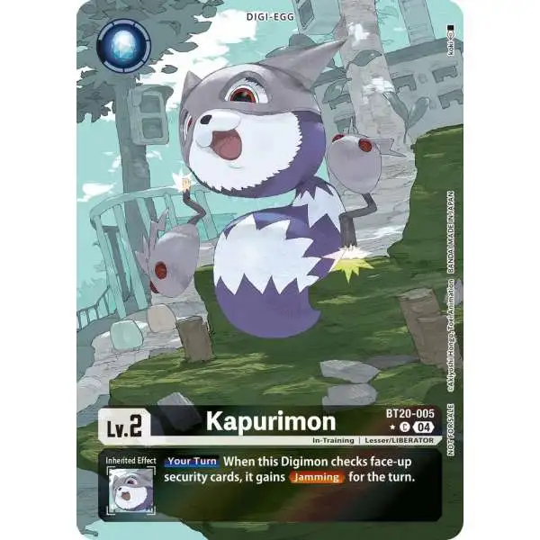 Digimon Trading Card Game Release Special Booster 2.5 Common Kapurimon BT20-005 [Promotion Pack]