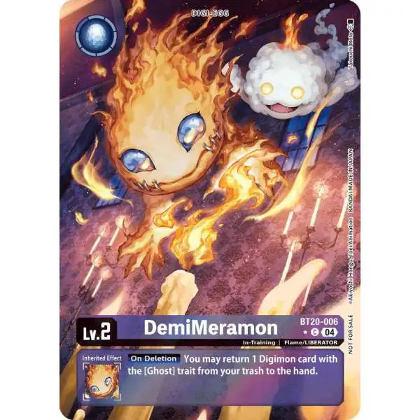 Digimon Trading Card Game Release Special Booster 2.5 Common DemiMeramon - BT20-006 BT20-006 [Promotion Pack]