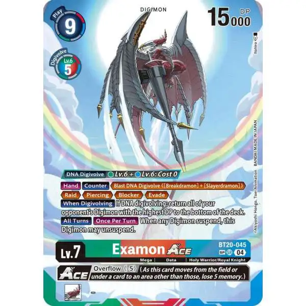 Digimon Trading Card Game Release Special Booster 2.5 Super Rare Examon ACE BT20-045 [Textured]