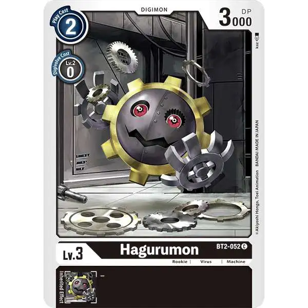Digimon Trading Card Game Release Special Booster Common Hagurumon BT2-052
