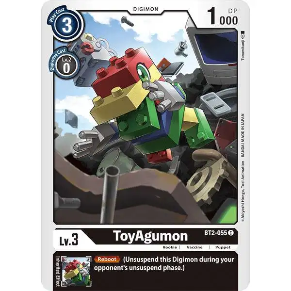 Digimon Trading Card Game Release Special Booster Common ToyAgumon BT2-055