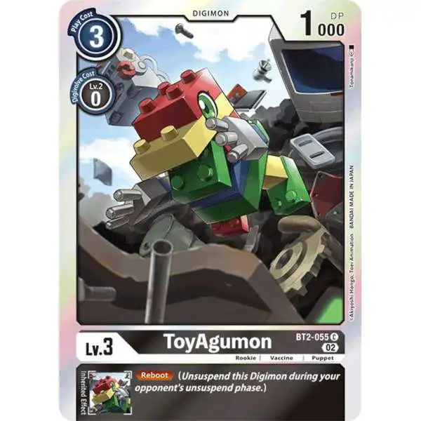 Digimon Trading Card Game Resurgence Booster Common ToyAgumon BT2-055 [Reprint]