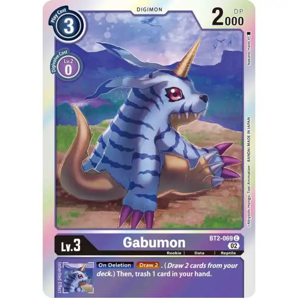 Digimon Trading Card Game Resurgence Booster Common Gabumon BT2-069 [Reprint]