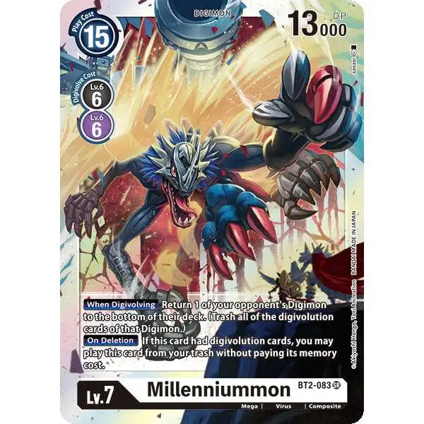 Digimon Card Game Release Special Booster Super Rare Millenniummon BT2-083