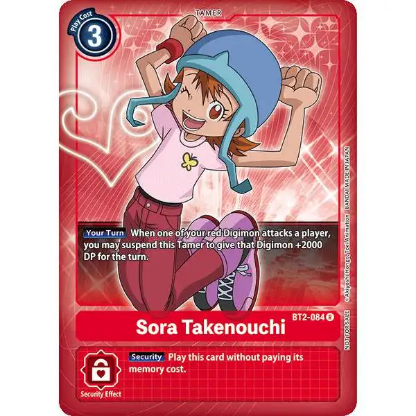 Digimon Trading Card Game Release Special Booster Rare Sora Takenouchi BT2-084 [Alternative Art]