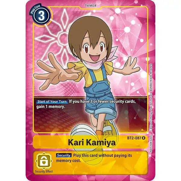Digimon Trading Card Game Release Special Booster Rare Kari Kamiya BT2-087 [Alternative Art]