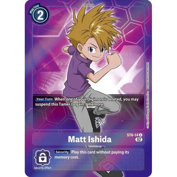 Digimon Trading Card Game Starter Deck 13: Ragnaloardmon Rare Matt Ishida ST6-14 [Alternate Art]