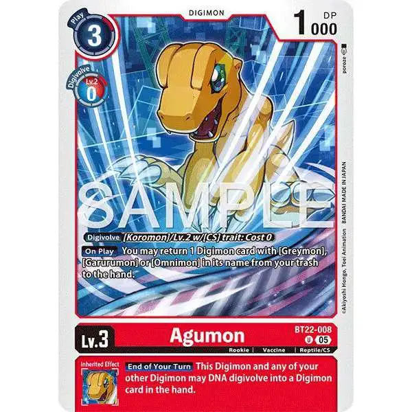 Digimon Trading Card Game Cyber Eden Single Card Common BT22