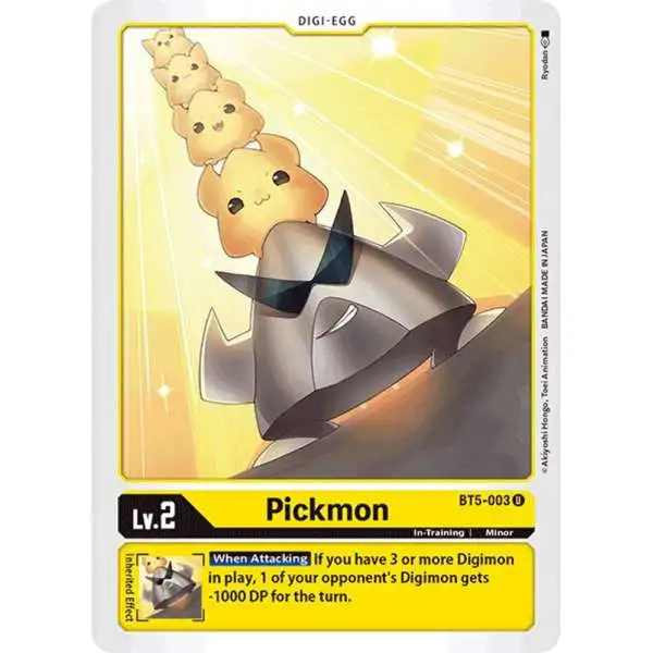 Digimon Trading Card Game Battle of Omni Uncommon Pickmon BT5-003