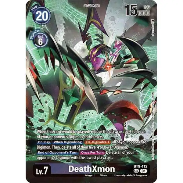 Digimon Trading Card Game Special Limited Set Secret Rare DeathXmon BT9-112 [Alternate Art]