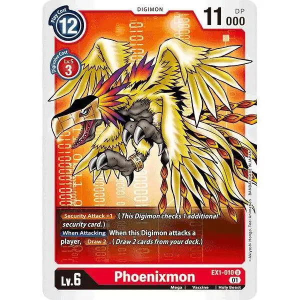 Digimon Trading Card Game Classic Collection Uncommon Phoenixmon EX1-010