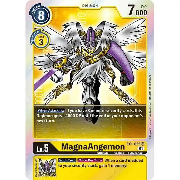 Digimon Trading Card Game Classic Collection Super Rare MagnaAngemon EX1-029