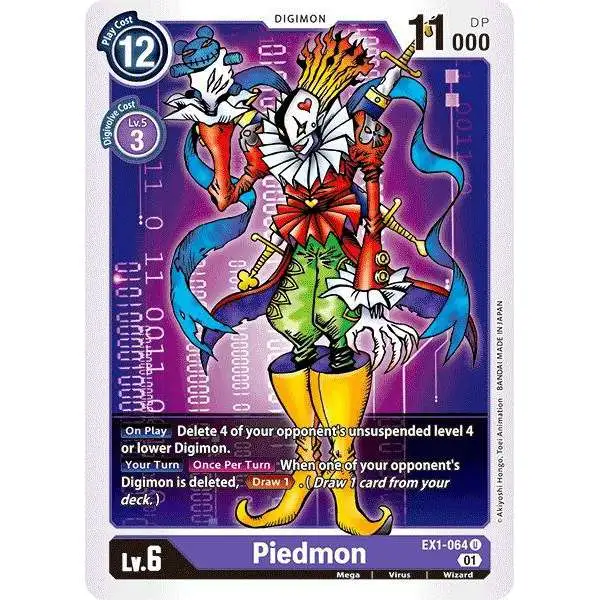 Digimon Trading Card Game Classic Collection Uncommon Piedmon EX1-064