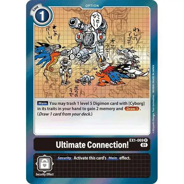 Digimon Trading Card Game Classic Collection Rare Ultimate Connection! EX1-069