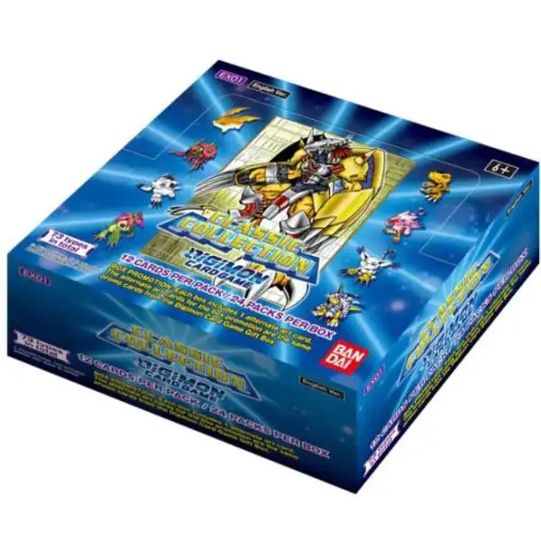 Digimon Trading Card Game Classic Collection Booster Box EX01 [24 Packs]