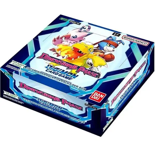 Digimon Trading Card Game Dimensional Phase Booster Box BT11 [ENGLISH, 24 Packs]