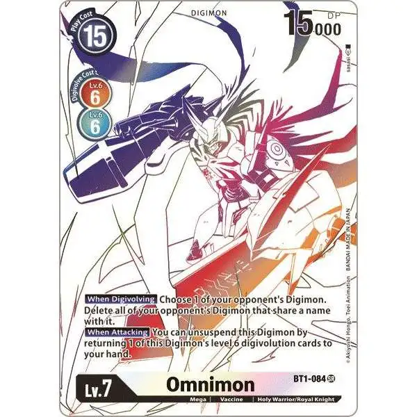 Digimon Trading Card Game Double Diamond Super Rare Omnimon BT1-084 [Alternate Art]