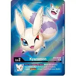 Digimon Trading Card Game Double Diamond Uncommon Kyaromon BT6-002 [Box Topper]