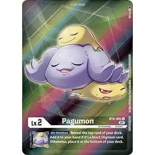 Digimon Trading Card Game Double Diamond Uncommon Pagumon BT6-005 [Box Topper]