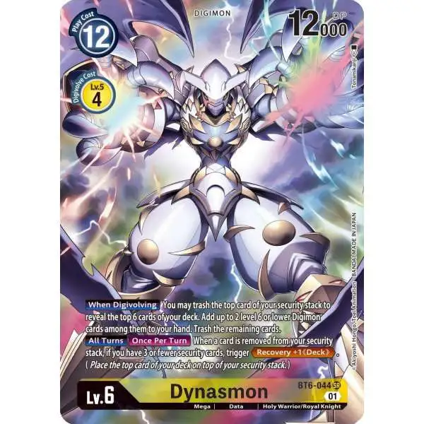 Digimon Trading Card Game Double Diamond Super Rare Dynasmon BT6-044 [Alternate Art]