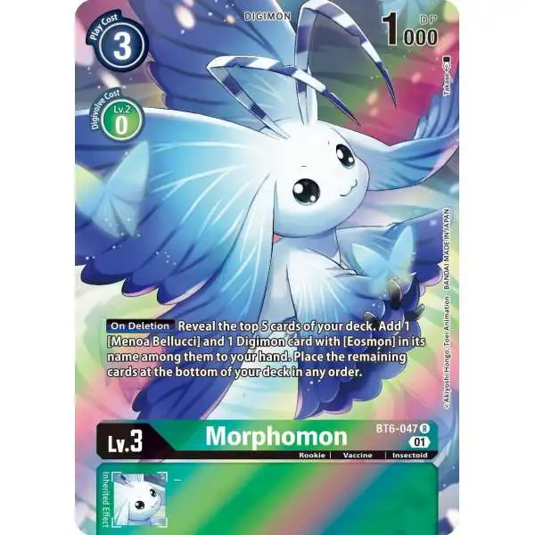 Digimon Trading Card Game Double Diamond Rare Morphomon BT6-047 [Alternate Art]