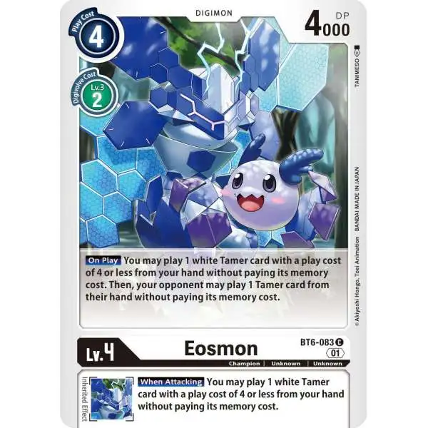 Digimon Trading Card Game Double Diamond Common Eosmon - BT6-083 BT6-083