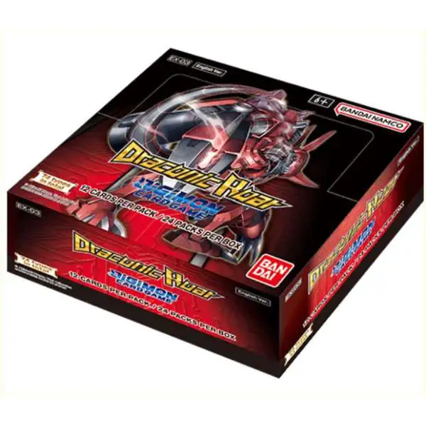 Digimon Trading Card Game Draconic Roar Booster Box EX03 [24 Packs]