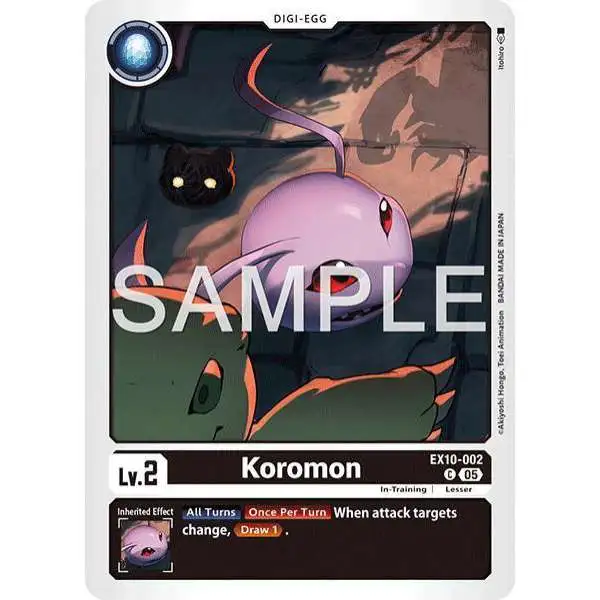 Digimon Trading Card Game Sinister Order Common Koromon EX10-002 []