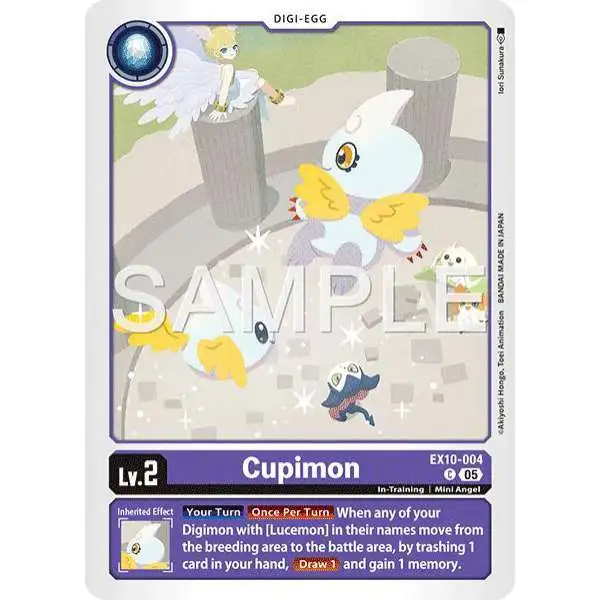 Digimon Trading Card Game Sinister Order Common Cupimon EX10-004