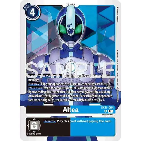 Digimon Trading Card Game Dawn of Liberator Rare Altea EX11-064