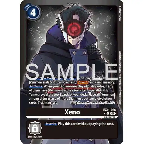 Digimon Trading Card Game Dawn of Liberator Uncommon Xeno EX11-066 [Limited Foil]