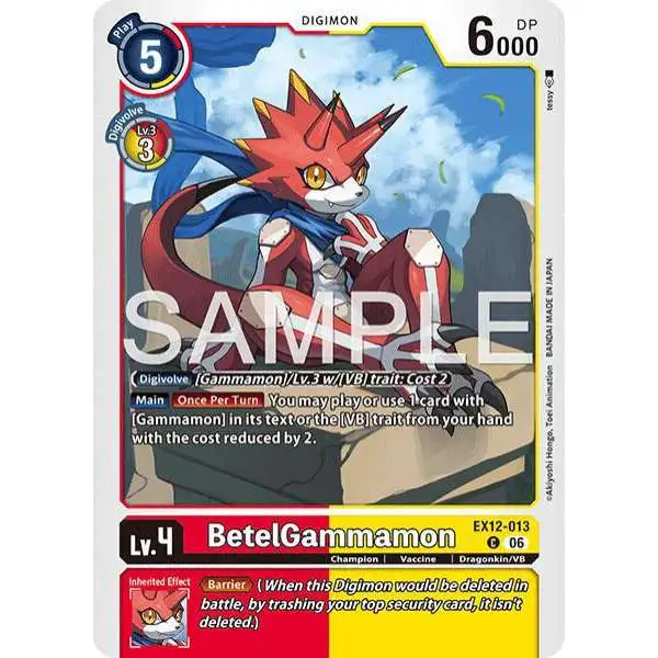 Digimon Trading Card Game Digital World Shambala Single Card Super