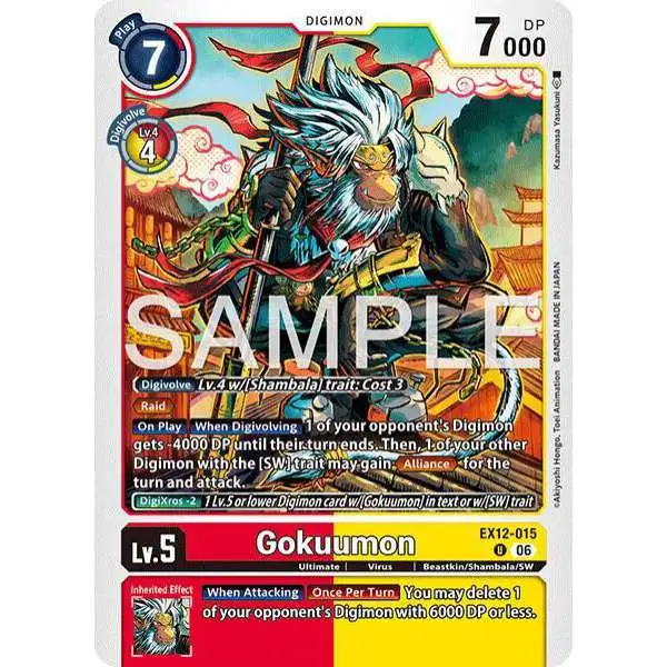 Digimon Trading Card Game Digital World Shambala Single Card