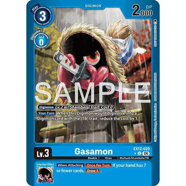 Digimon Trading Card Game Digital World Shambala Single Card Ultra