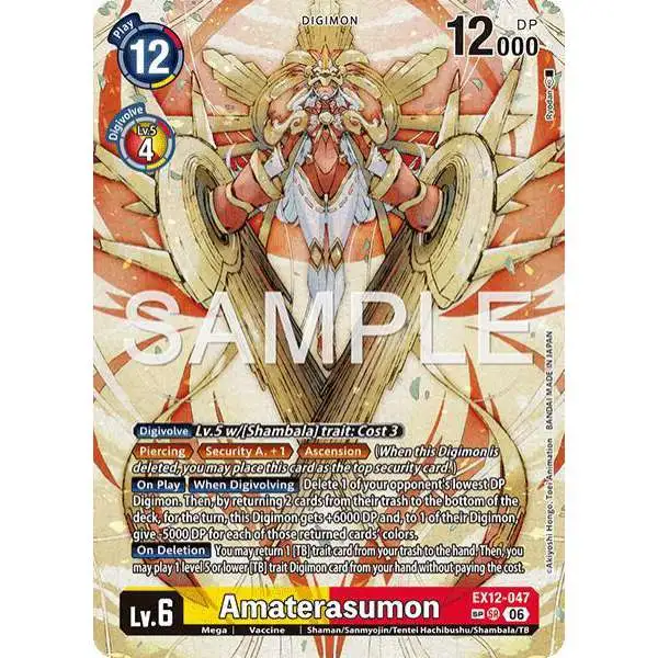 Digimon Trading Card Game Digital World Shambala Single Card Super