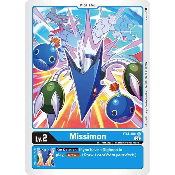 Digimon Trading Card Game Alternative Being Uncommon Missimon EX4-001