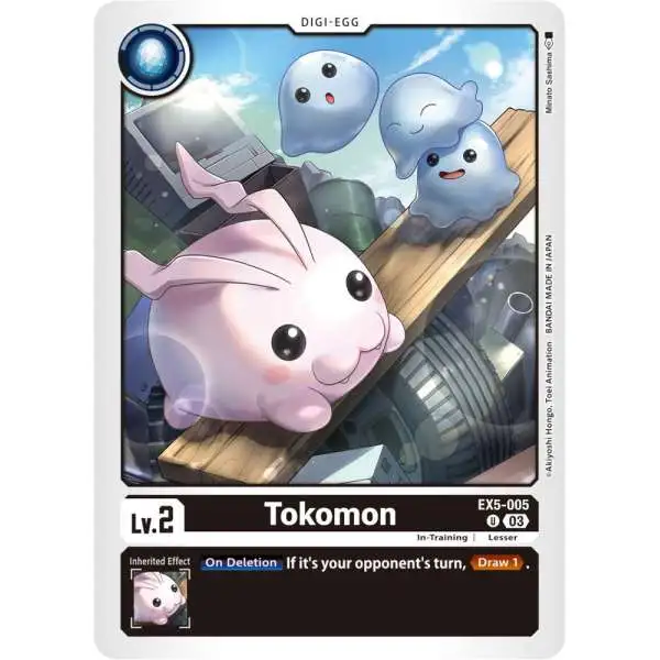 Digimon Animal Colosseum Uncommon Tokomon EX5-005