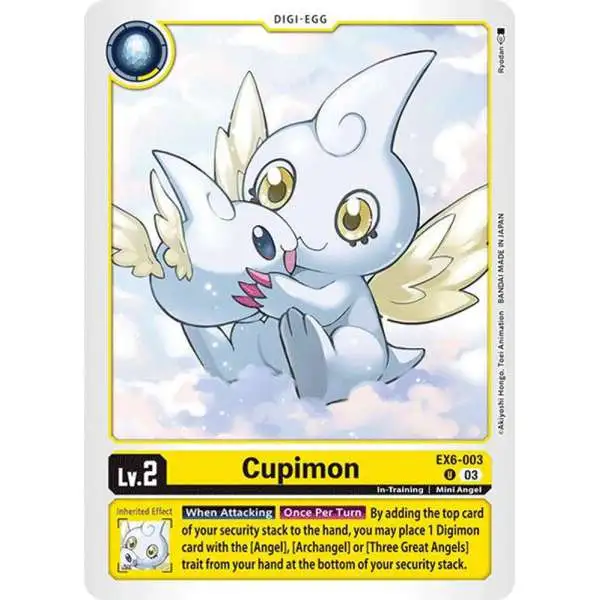 Digimon Trading Card Game Infernal Ascension Uncommon Cupimon EX6-003