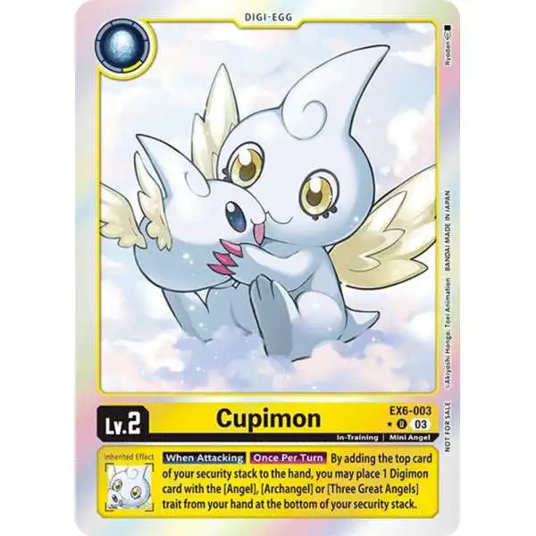 Digimon Trading Card Game Infernal Ascension Uncommon Cupimon EX6-003 [Box Promo]