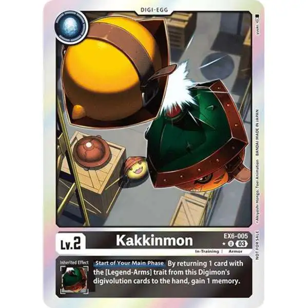 Digimon Trading Card Game Infernal Ascension Uncommon Kakkinmon EX6-005 [Box Promo]